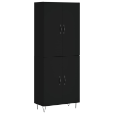 vidaXL fekete szerelt fa magasszekrény 69,5 x 34 x 180 cm (3198058) bútor