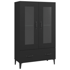 vidaXL fekete szerelt fa magasszekrény 70 x 31 x 115 cm (812556) bútor
