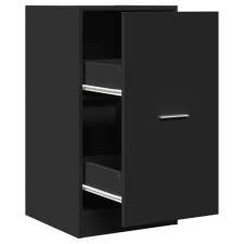 vidaXL fekete szerelt fa patikaszekrény 40 x 41 x 77,5 cm (855188) bútor