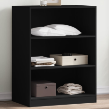 vidaXL fekete szerelt fa ruhásszekrény 77 x 48 x 102 cm bútor