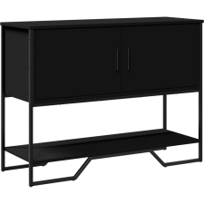 vidaXL fekete szerelt fa tálalóasztal 100 x 35 x 74,5 cm (848534) bútor