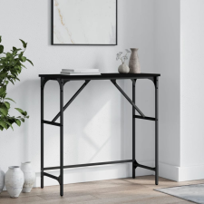 vidaXL fekete szerelt fa tálalóasztal 75x32x75 cm bútor