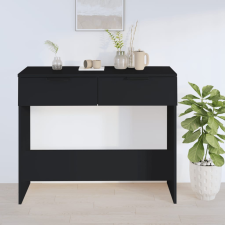 vidaXL fekete szerelt fa tálalóasztal 90 x 36 x 75 cm bútor