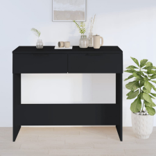 vidaXL Fekete szerelt fa tálalóasztal 90 x 36 x 75 cm bútor