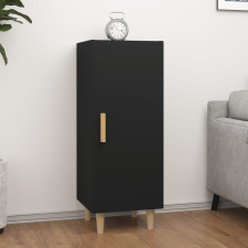 vidaXL fekete szerelt fa tálalószekrény 34,5 x 34 x 90 cm bútor