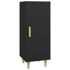 vidaXL fekete szerelt fa tálalószekrény 34,5 x 34 x 90 cm (812322) bútor