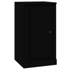 vidaXL fekete szerelt fa tálalószekrény 37,5 x 35,5 x 67,5 cm (816202) bútor