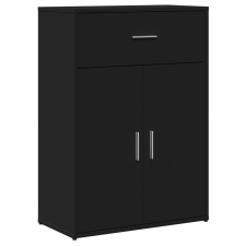 vidaXL fekete szerelt fa tálalószekrény 60 x 30 x 84 cm (840493) bútor