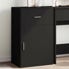 vidaXL fekete szerelt fa tárolószekrény 56,5x39x90 cm bútor