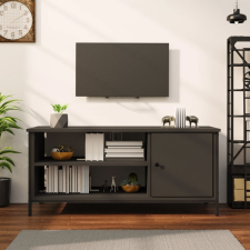 vidaXL fekete szerelt fa TV-szekrény 100x40x45 cm bútor