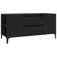 vidaXL fekete szerelt fa TV-szekrény 102x44,5x50 cm (819605) bútor