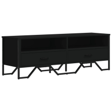 vidaXL fekete szerelt fa TV-szekrény 122 x 34 x 41 cm (848579) bútor