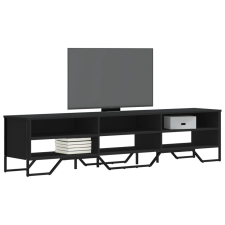 vidaXL fekete szerelt fa TV-szekrény 180 x 34 x 41 cm bútor