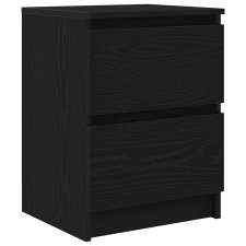 vidaXL fekete szerelt fa TV-szekrény 40x35x54 cm (861770) bútor