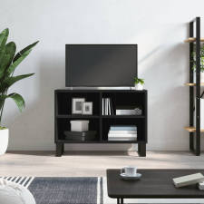 vidaXL fekete szerelt fa TV-szekrény 69,5x30x50 cm bútor