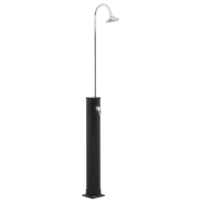 vidaXL fekete szolárzuhany 214 cm 20 L medence kiegészítő