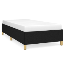 vidaXL fekete szövet ágykeret 100x200 cm (347143) ágy és ágykellék