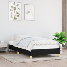 vidaXL fekete szövet ágykeret 90x190 cm ágy és ágykellék