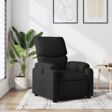 vidaXL fekete szövet dönthető fotel bútor
