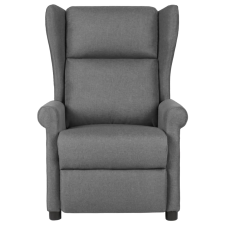 vidaXL fekete szövet dönthető fotel (340951) bútor