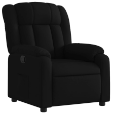 vidaXL fekete szövet dönthető fotel (373576) bútor