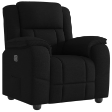 vidaXL fekete szövet dönthető fotel (4015702) bútor