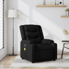 vidaXL fekete szövet dönthető masszázsfotel masszázsfotel