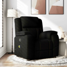 vidaXL fekete szövet dönthető masszázsfotel masszázsfotel