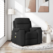 vidaXL fekete szövet dönthető masszázsfotel masszázsfotel
