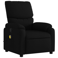 vidaXL fekete szövet dönthető masszázsfotel (373424) masszázsfotel
