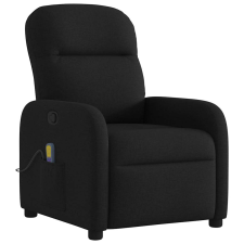 vidaXL fekete szövet dönthető masszázsfotel (4015534) masszázsfotel