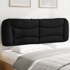 vidaXL fekete szövet fejtámla párna 160 cm ágy és ágykellék