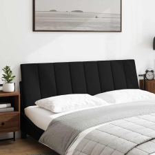 vidaXL fekete szövet fejtámla párna 160 cm (4019172) ágy és ágykellék