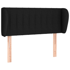 vidaXL fekete szövet fejtámla szárnyakkal 103x23x78/88 cm (3117374) ágy és ágykellék