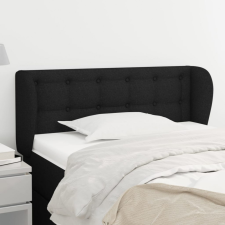 vidaXL fekete szövet fejtámla szárnyakkal 93x23x78/88 cm ágy és ágykellék
