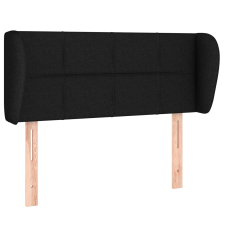 vidaXL fekete szövet fejtámla szárnyakkal 93x23x78/88 cm (3117128) ágy és ágykellék