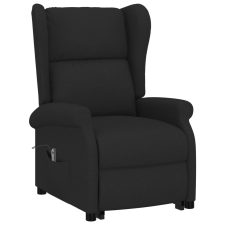 vidaXL fekete szövet felállást segítő fotel (289732) bútor