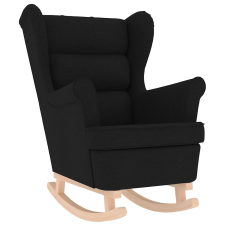 vidaXL fekete szövet hintaszék 74 x 90 x 102 cm (4016921) bútor