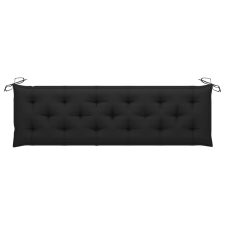vidaXL fekete szövet kerti padpárna 180 x 50 x 7 cm kerti bútor