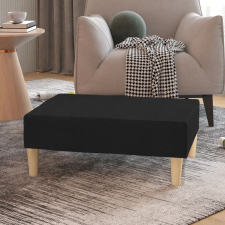 vidaXL fekete szövet lábzsámoly 78 x 56 x 32 cm bútor