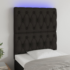 vidaXL fekete szövet LED-es fejtámla 80x7x118/128 cm ágy és ágykellék