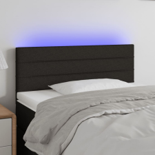 vidaXL fekete szövet LED-es fejtámla 90x5x78/88 cm ágy és ágykellék