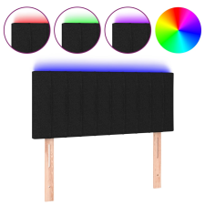vidaXL fekete szövet LED-es fejtámla 90x5x78/88 cm (3121834) ágy és ágykellék