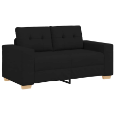 vidaXL fekete szövet loveseat kanapé 120 cm (4105070) bútor