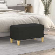 vidaXL Fekete szövet pad 70 x 35 x 41 cm bútor