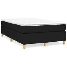 vidaXL fekete szövet rugós ágy matraccal 120 x 190 cm ágy és ágykellék