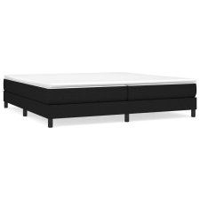 vidaXL fekete szövet rugós ágykeret 200x200 cm (3120542) ágy és ágykellék