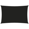 vidaXL Fekete téglalap alakú oxford-szövet napvitorla 4 x 6 m