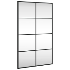 vidaXL fekete téglalap alakú vas fali tükör 50 x 80 cm (358648) bútor