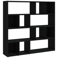 vidaXL fekete térelválasztó könyvszekrény 105 x 24 x 102 cm (823246) bútor